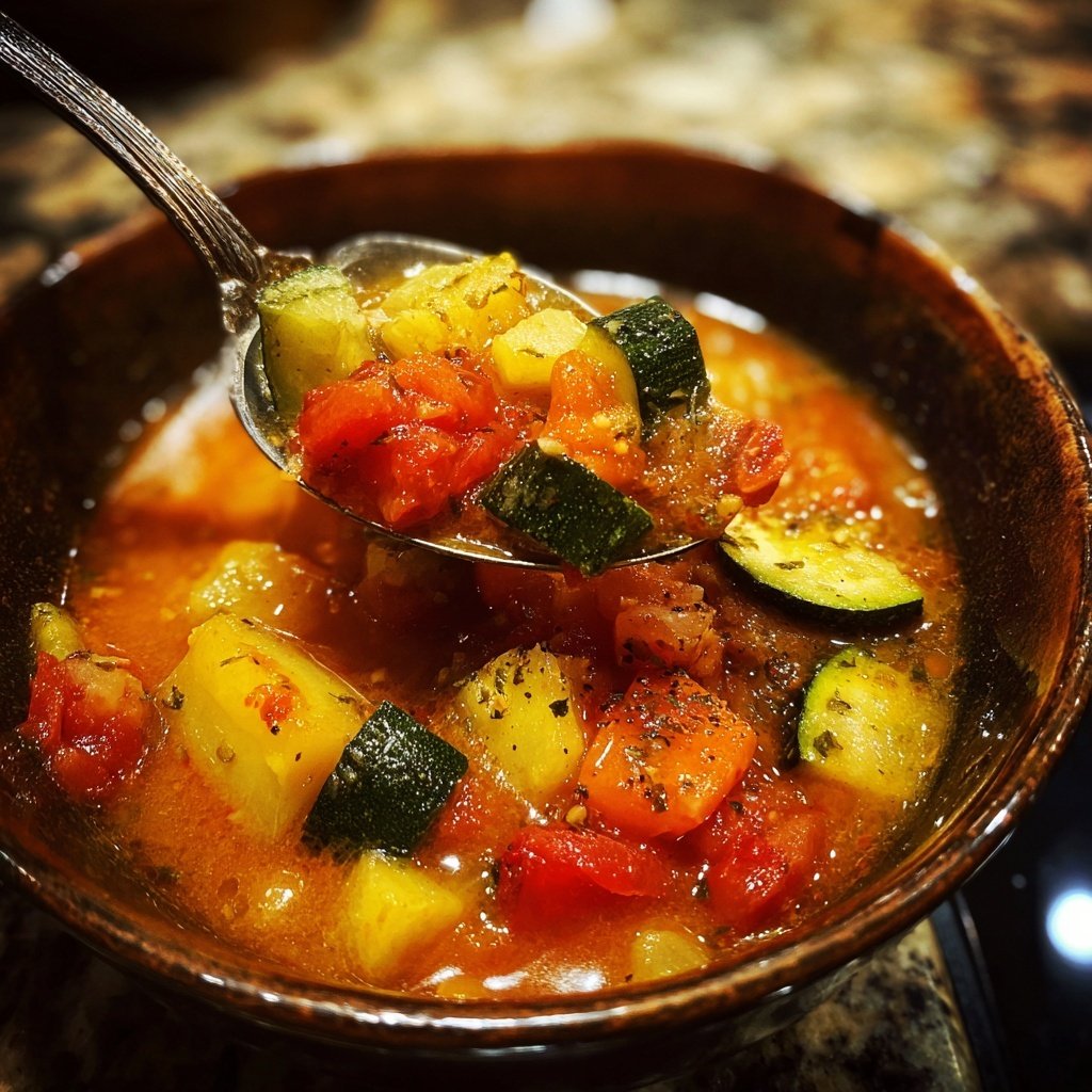 Healthy Crockpot Italian Vegetable Stew