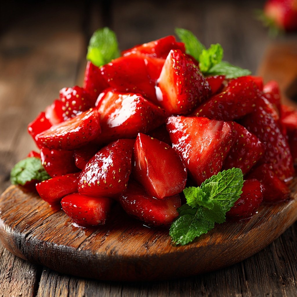 Fresh Strawberry Fruit Salad