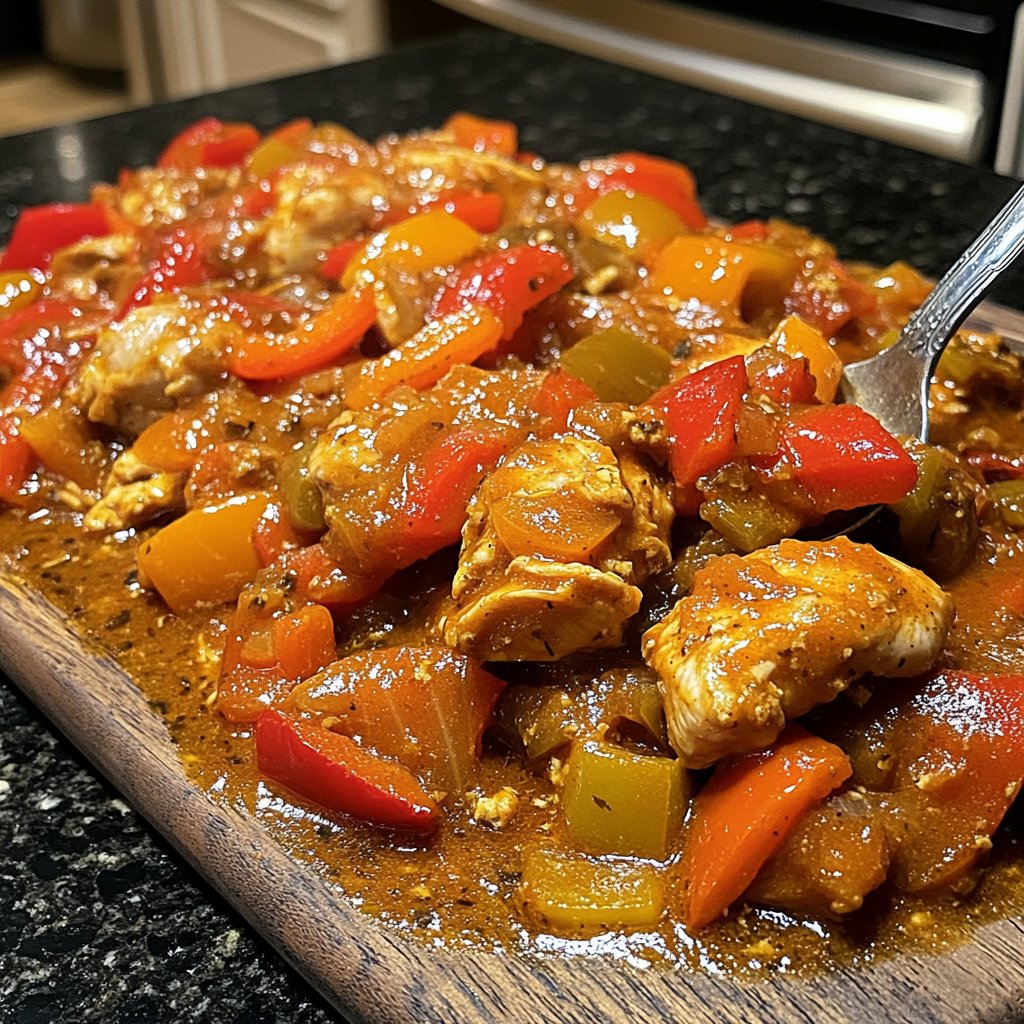 Cozy Crockpot Chicken Cacciatore