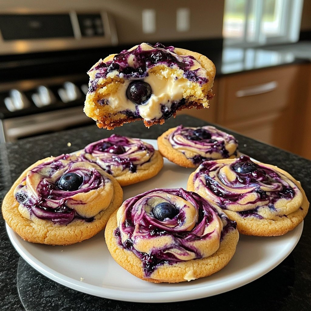 Blueberry Cheesecake Cookies