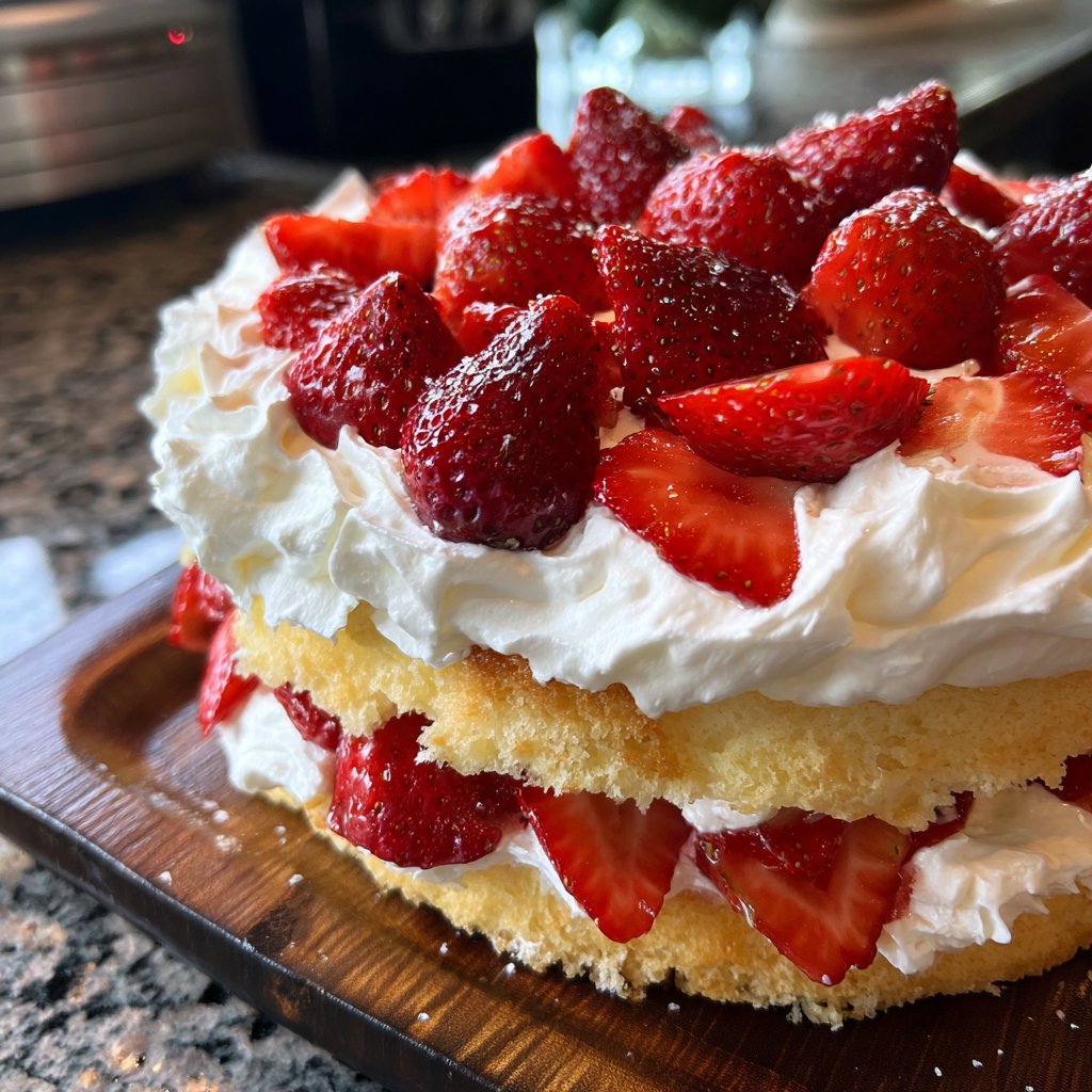 Classic Strawberry Shortcake From Scratch