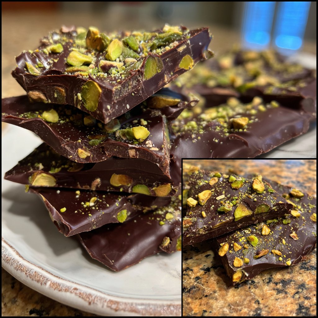 Chocolate Pistachio Bark