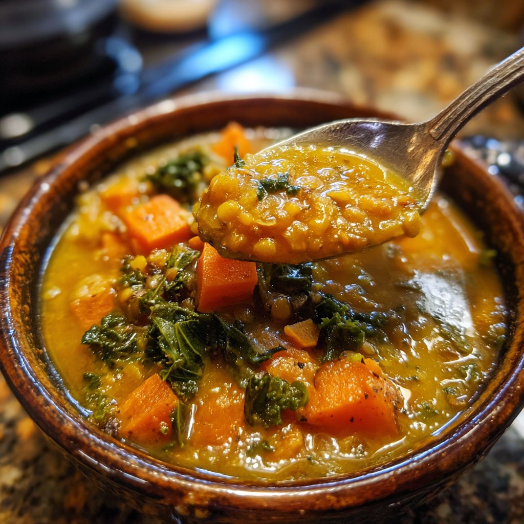 Healthy Crockpot Lentil Soup