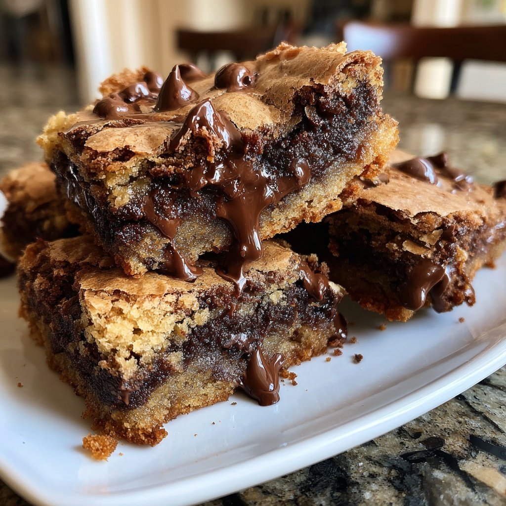 The Best Fudgy Chewy Browkies (Brookies) - Savvy Bites
