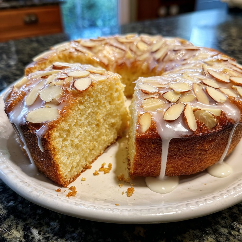 Vanilla Almond Yogurt Cake