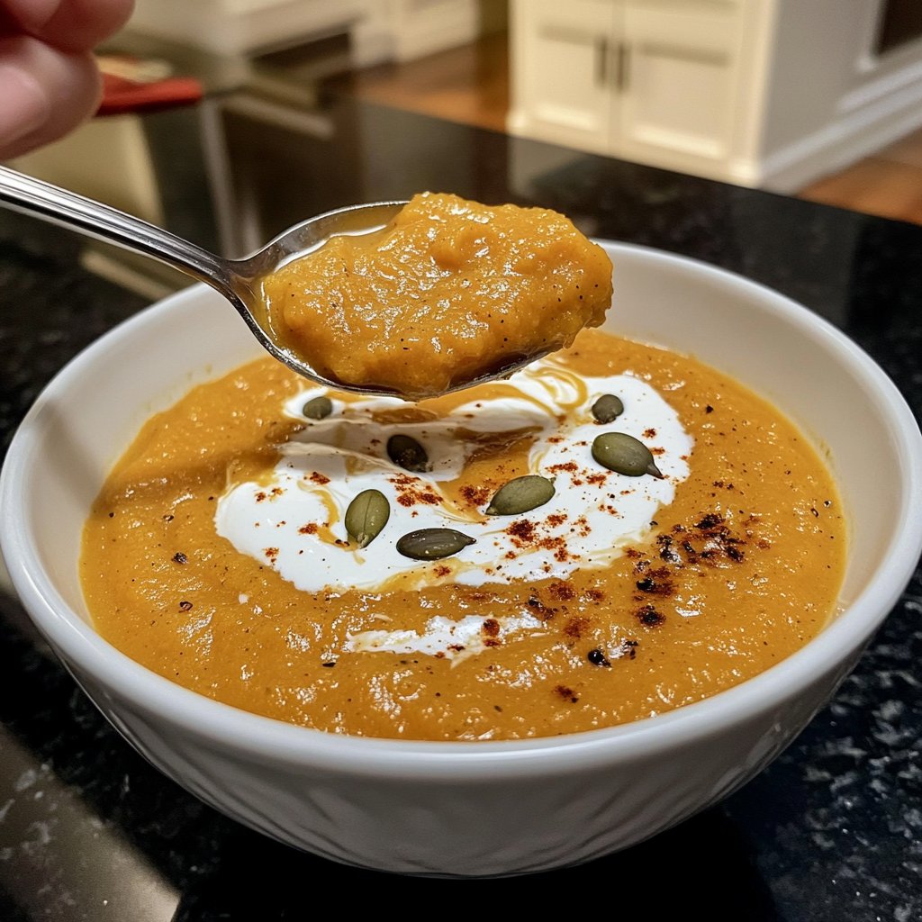 Roasted Acorn Squash Soup