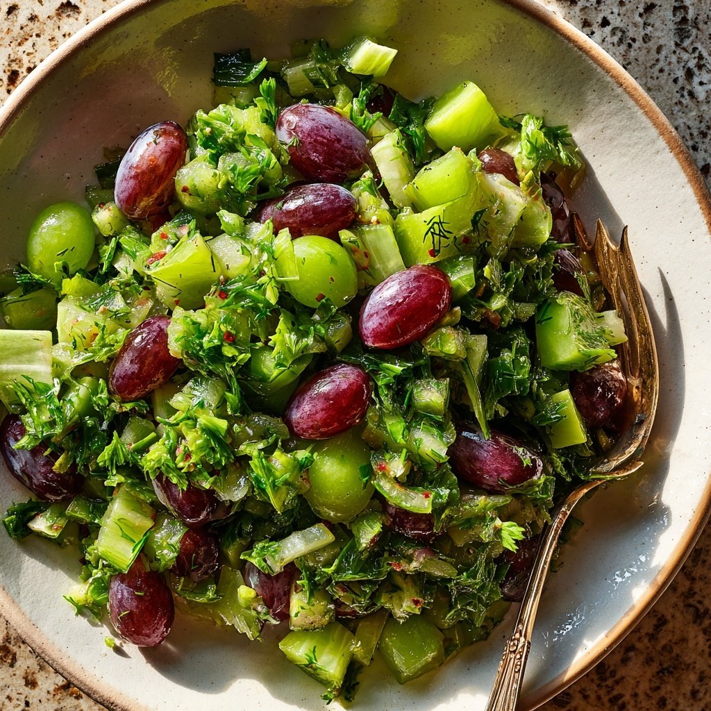 Celery Salad With Grapes
