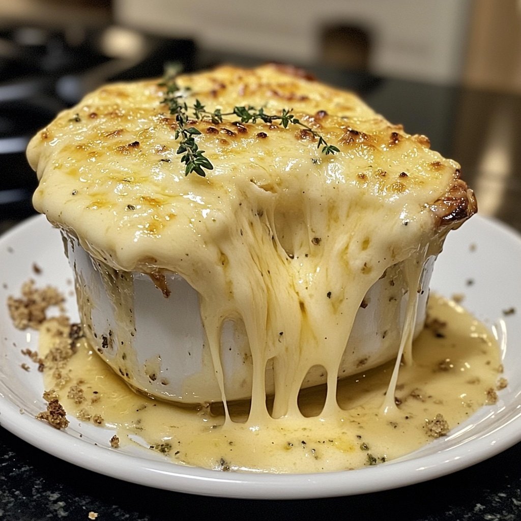 Fondue with Garlic and Thyme