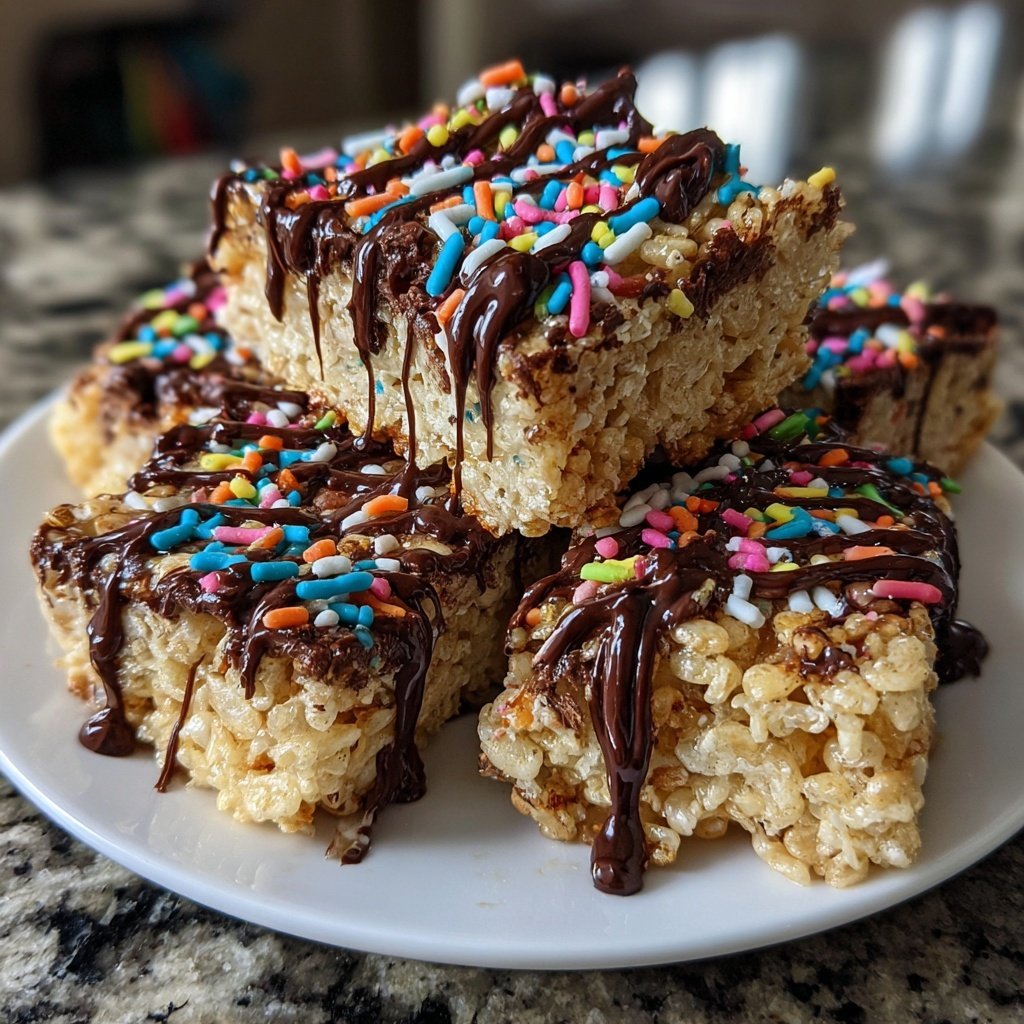 Super Bowl Desserts Chocolate Rice Crispy Treats